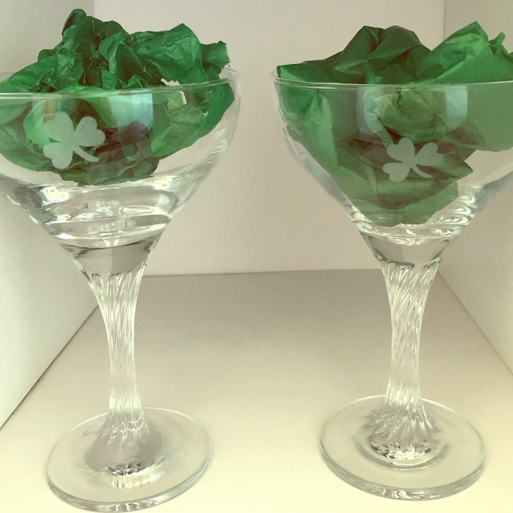 Eamon Glass, Ireland Cocktail/Champagne Glasses